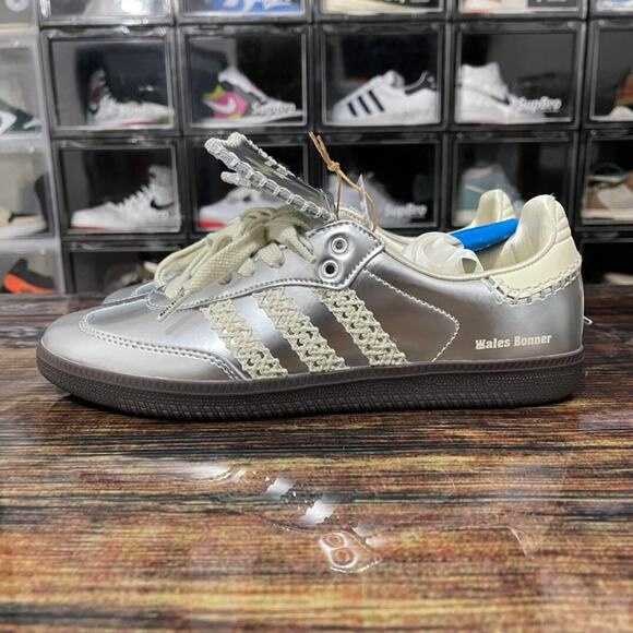 adidas Metallic Silver and Cream Sneakers IG8181 main image 4